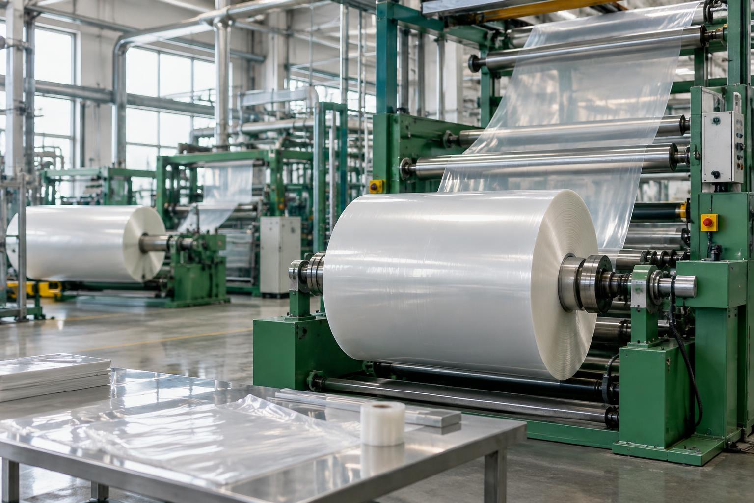 Illustrative packaging film production machinery
